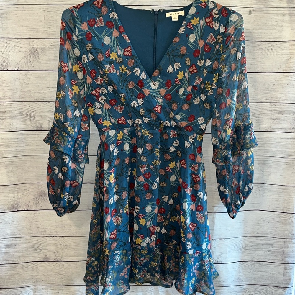 Mi ami floral dress